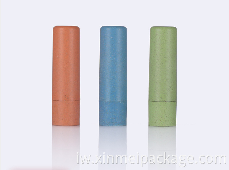 צינור שפתון צורה של שפתון round shape lip balm chapstick tube